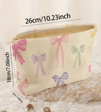 Load image into Gallery viewer, Bow Cosmetic Bag
