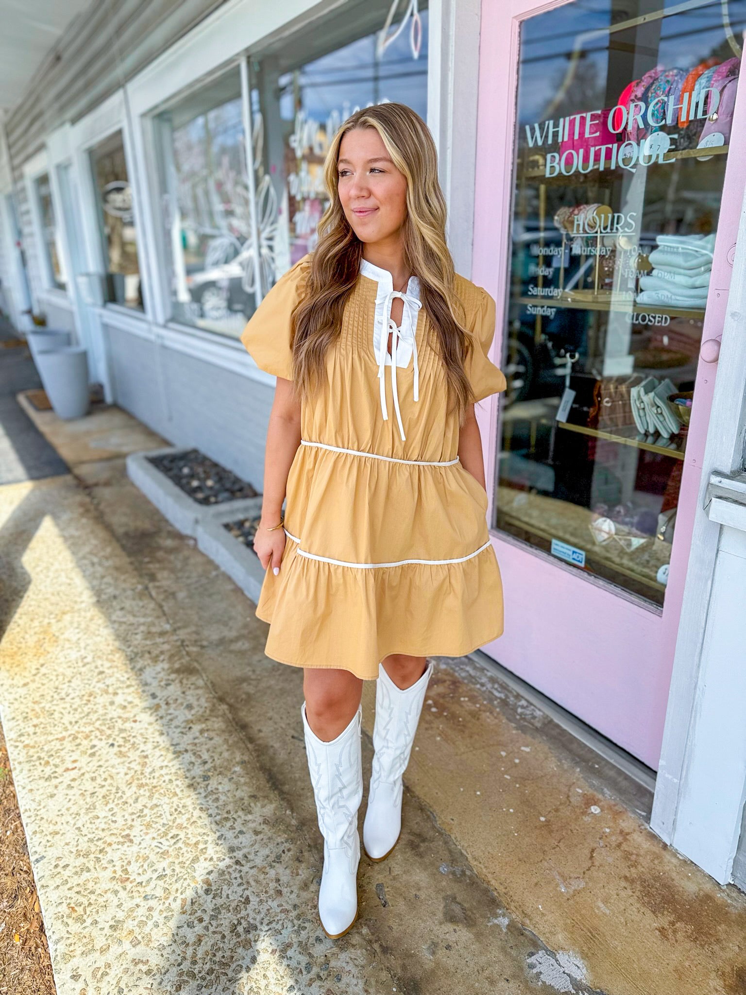 Neutral Vibes Dress – White Orchid Boutique