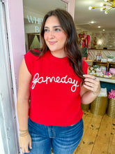 Load image into Gallery viewer, Garnet Game Day Top
