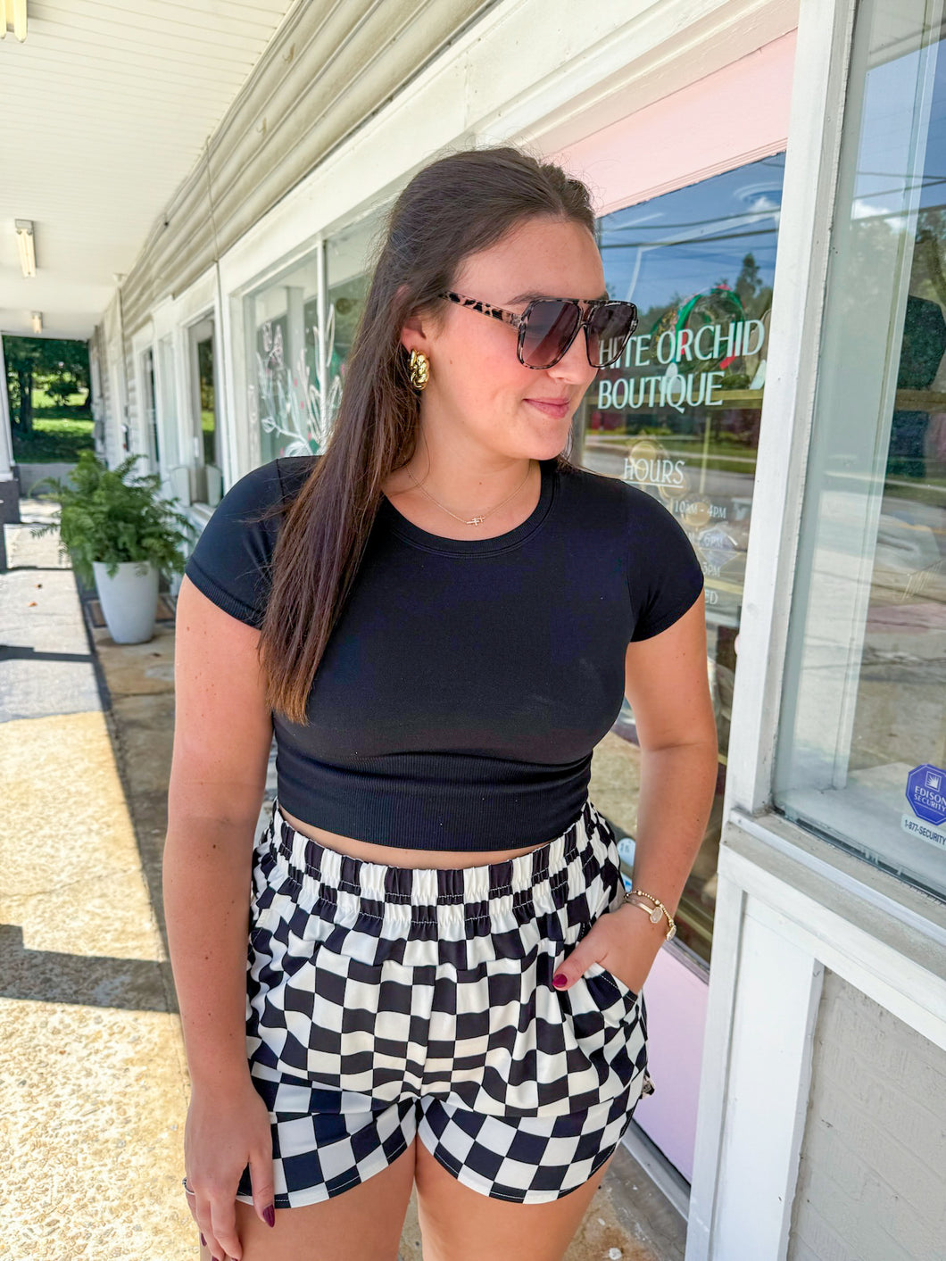 Checkered Shorts