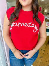 Load image into Gallery viewer, Garnet Game Day Top
