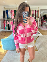 Load image into Gallery viewer, Pink &amp; Cozy Cardigan
