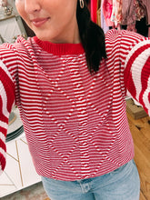 Load image into Gallery viewer, Candy Cane Striped Sweater
