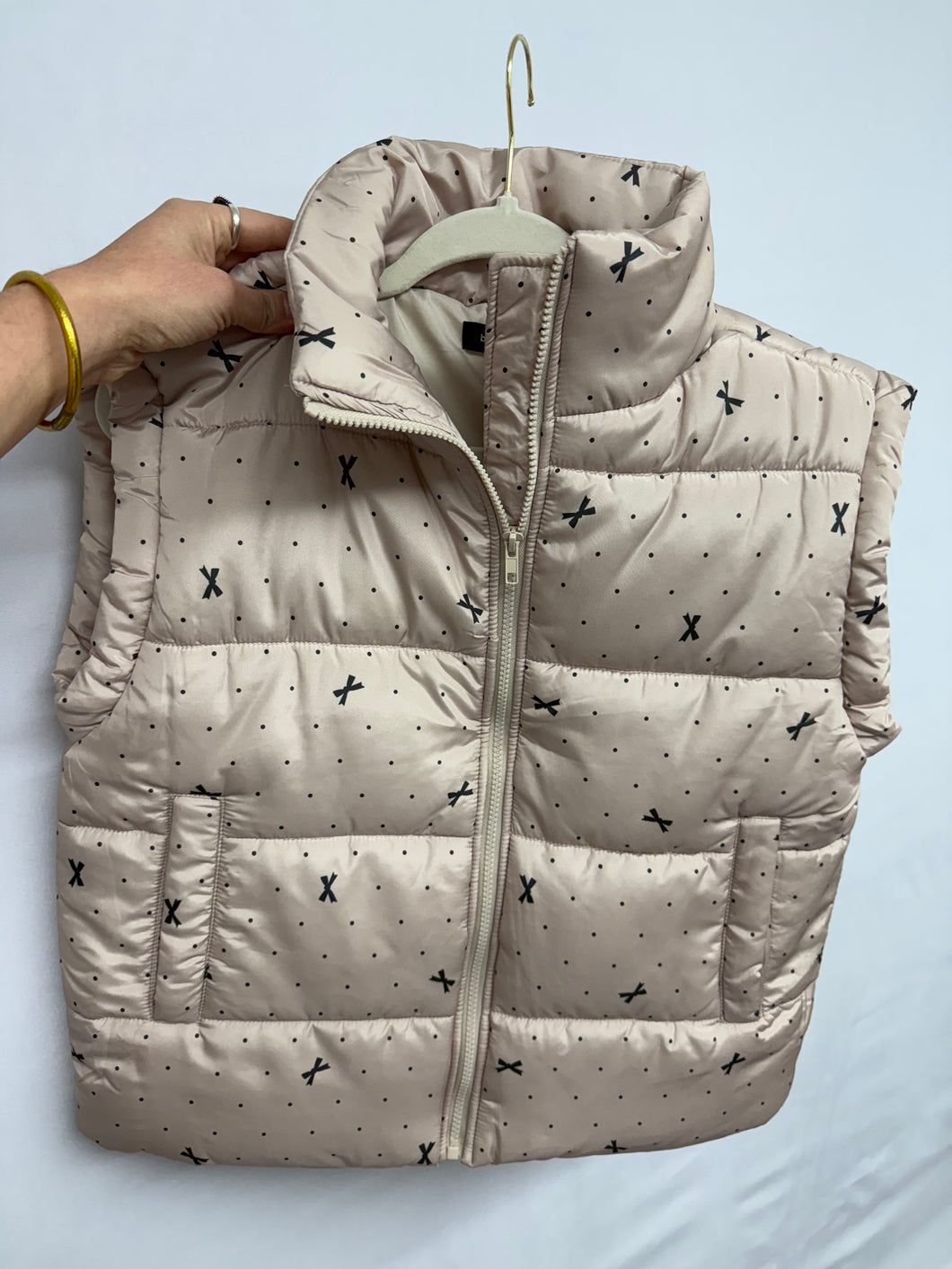 Polka Dot Bow Vest