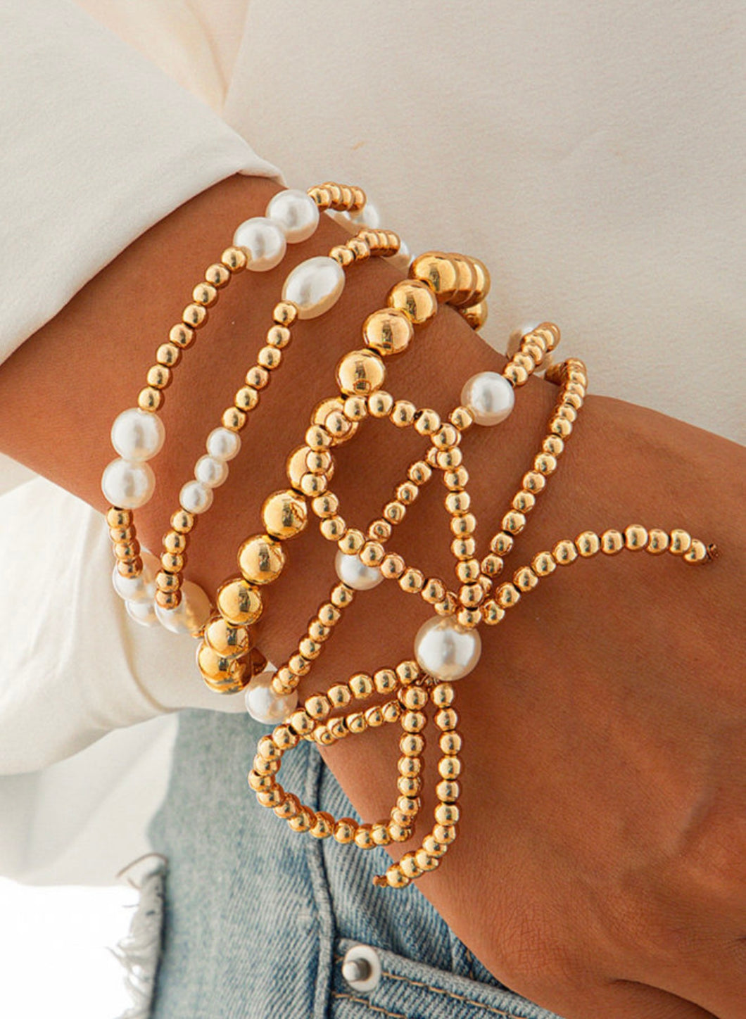 Gold Bow Stack