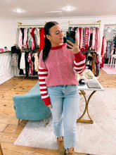 Load image into Gallery viewer, Candy Cane Striped Sweater
