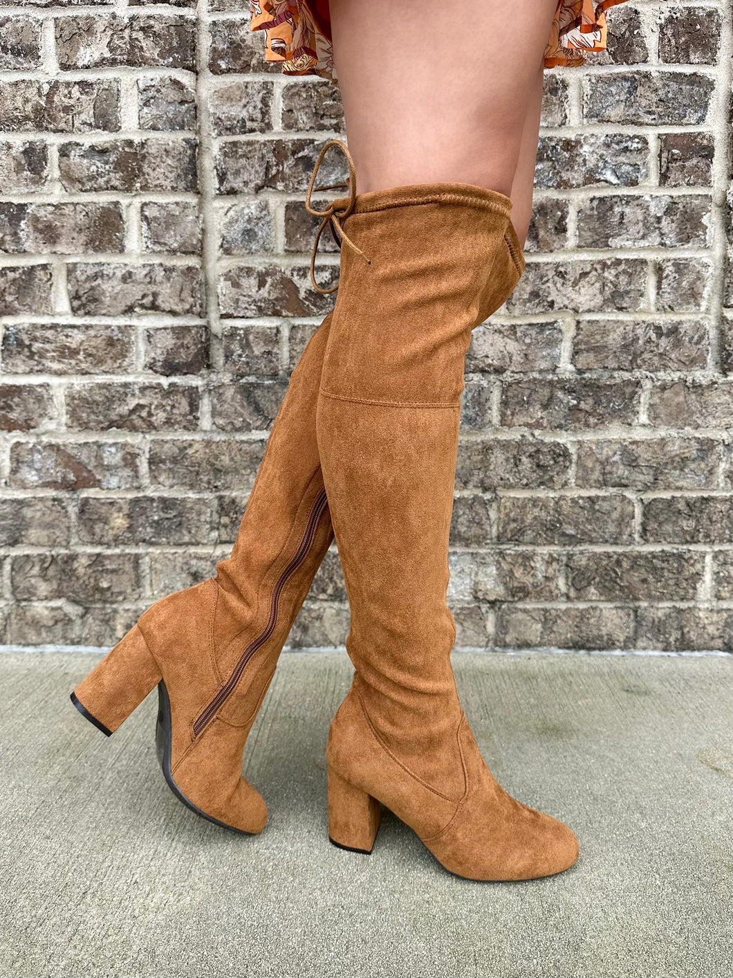 Alessa new tan suede