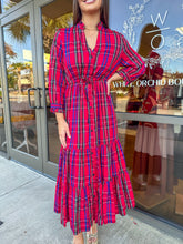Load image into Gallery viewer, Red Plaid Dress
