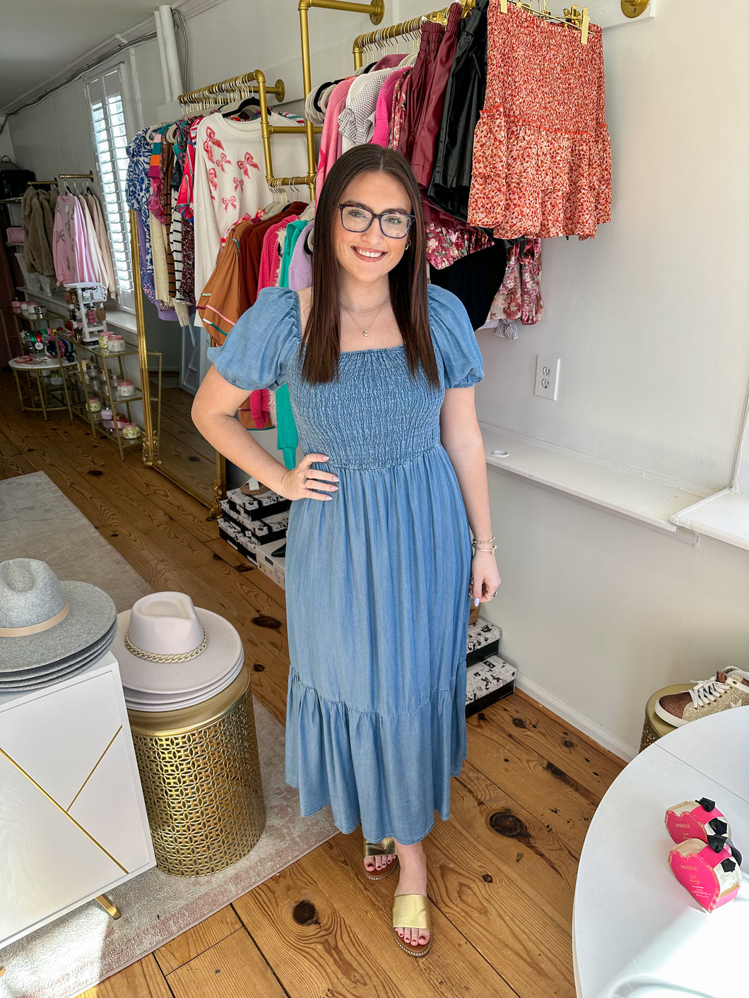 Chambray Dress