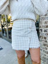 Load image into Gallery viewer, Button Up Tweed Skirt
