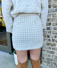 Load image into Gallery viewer, Button Up Tweed Skirt
