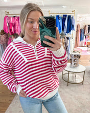 Load image into Gallery viewer, V Neck Zip Up Pullover
