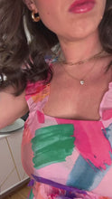 Load and play video in Gallery viewer, Pink Brush Stroke Dress

