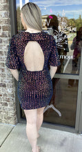 Load image into Gallery viewer, Cheers to the New Years - Black Sequin (Open Back)
