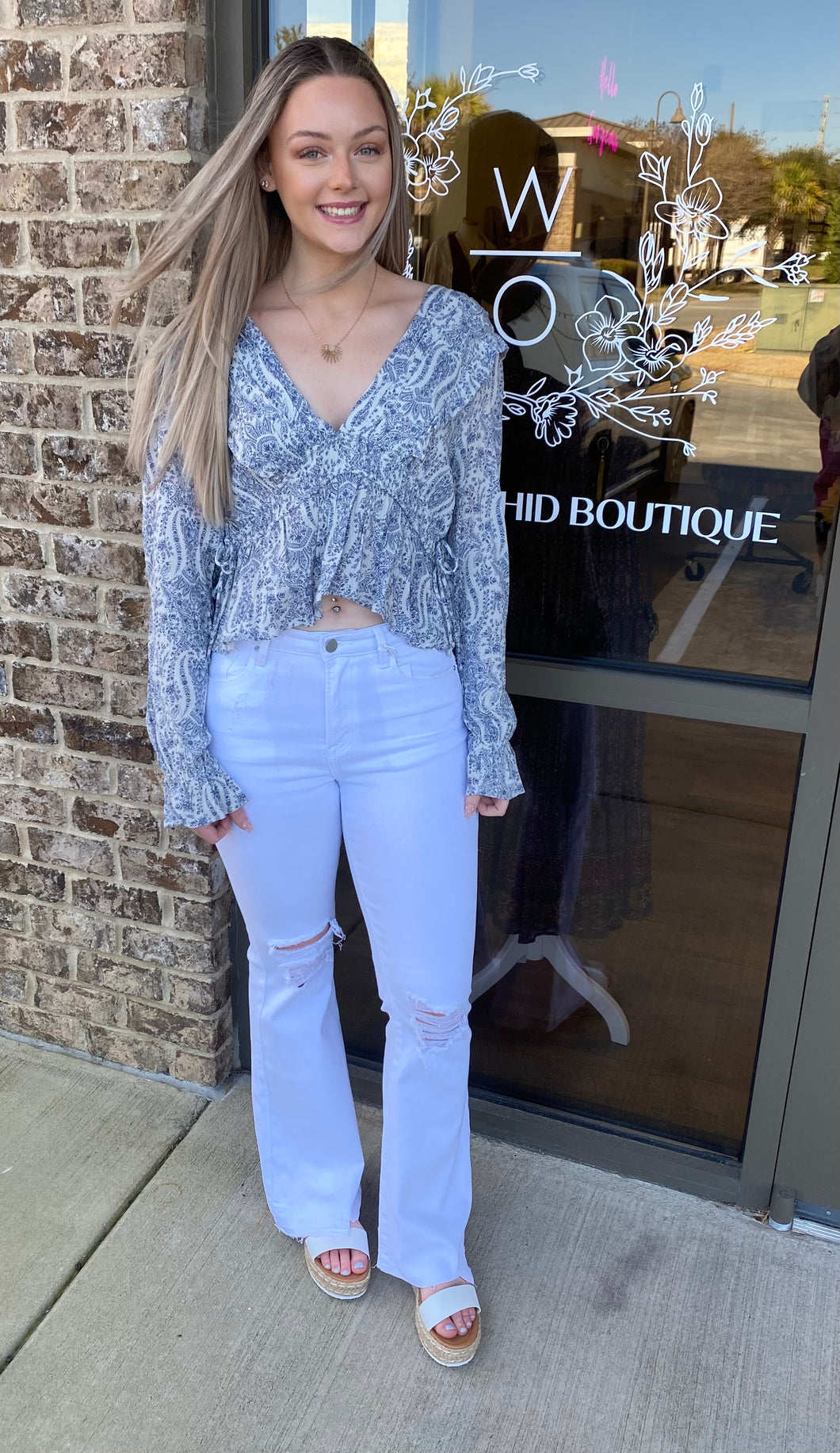 Shay Wide Flare Jeans